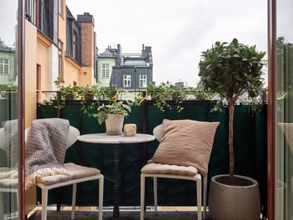 Balkong eller utsiktsbild