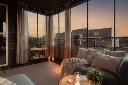 Balkong eller utsiktsbild