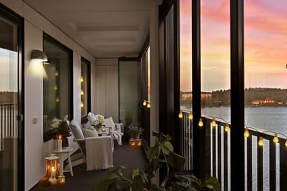 Balkong eller utsiktsbild