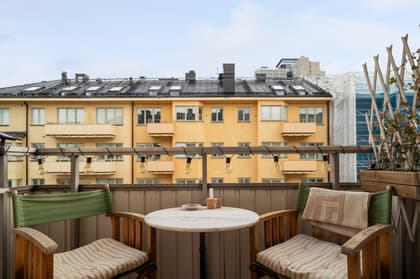 Balkong eller utsiktsbild