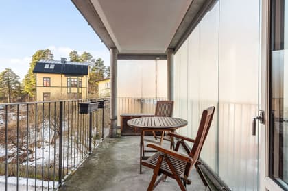 Balkong eller utsiktsbild