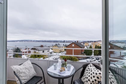 Balkong eller utsiktsbild