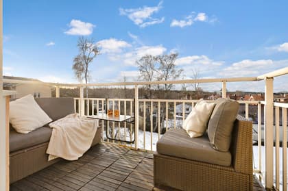 Balkong eller utsiktsbild