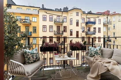 Balkong eller utsiktsbild