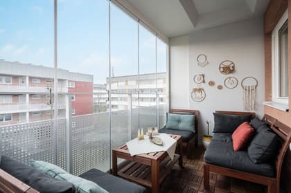 Balkong eller utsiktsbild