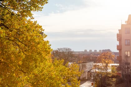 Balkong eller utsiktsbild