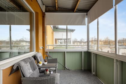 Balkong eller utsiktsbild