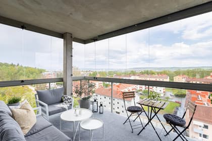 Balkong eller utsiktsbild