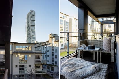 Balkong eller utsiktsbild