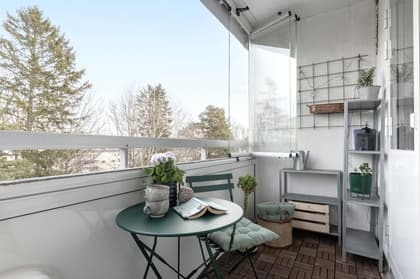 Balkong eller utsiktsbild