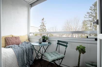 Balkong eller utsiktsbild