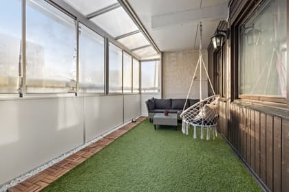 Balkong eller utsiktsbild