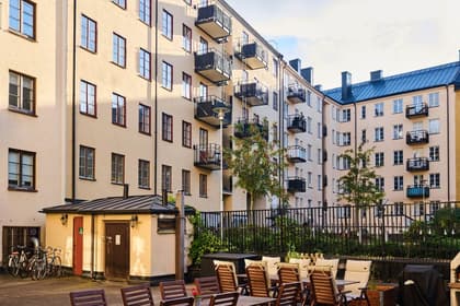 Balkong eller utsiktsbild