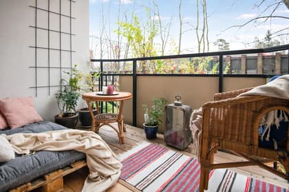 Balkong eller utsiktsbild