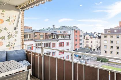 Balkong eller utsiktsbild