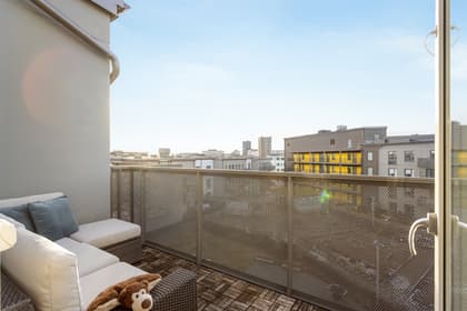 Balkong eller utsiktsbild