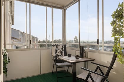 Balkong eller utsiktsbild