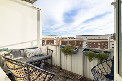 Balkong eller utsiktsbild