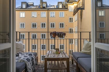 Balkong eller utsiktsbild