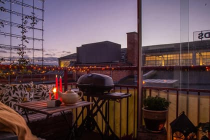 Balkong eller utsiktsbild