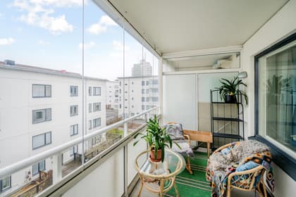 Balkong eller utsiktsbild