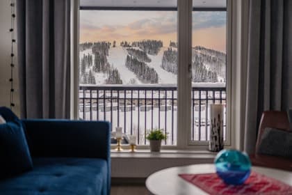 Balkong eller utsiktsbild