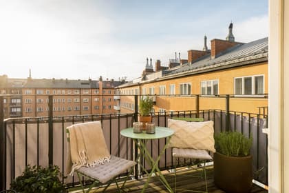 Balkong eller utsiktsbild