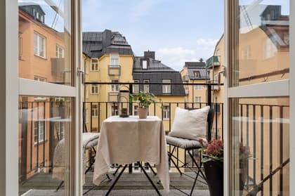 Balkong eller utsiktsbild