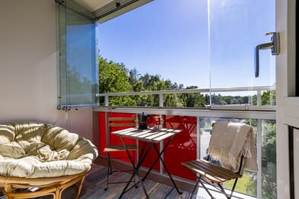 Balkong eller utsiktsbild