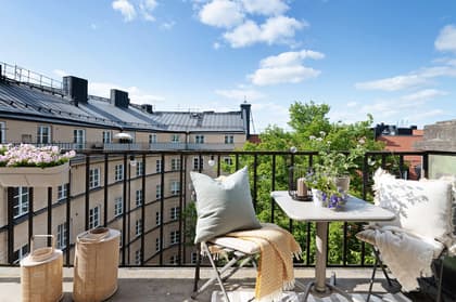 Balkong eller utsiktsbild