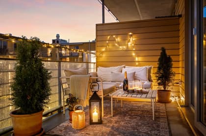 Balkong eller utsiktsbild