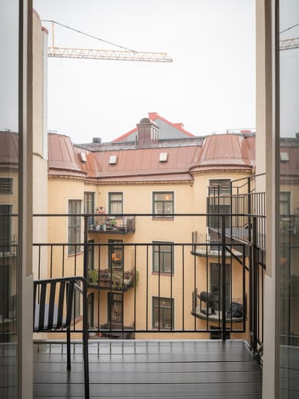 Balkong eller utsiktsbild