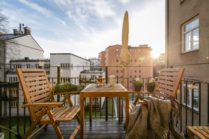 Balkong eller utsiktsbild