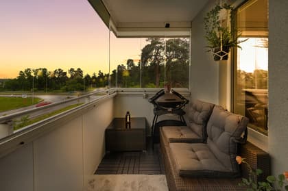 Balkong eller utsiktsbild