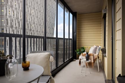 Balkong eller utsiktsbild