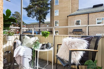 Balkong eller utsiktsbild