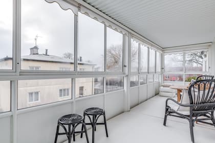 Balkong eller utsiktsbild