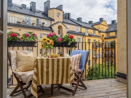 Balkong eller utsiktsbild