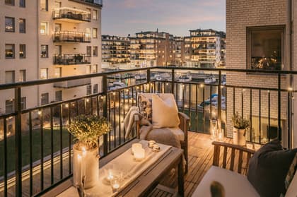 Balkong eller utsiktsbild