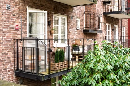 Balkong eller utsiktsbild