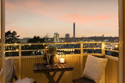 Balkong eller utsiktsbild