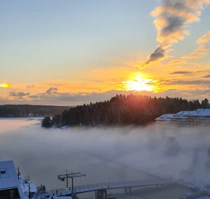 Balkong eller utsiktsbild