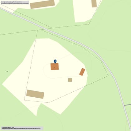 Illustrerad karta över fastigheten eller området