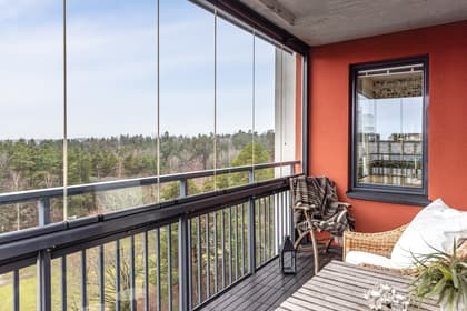 Balkong eller utsiktsbild