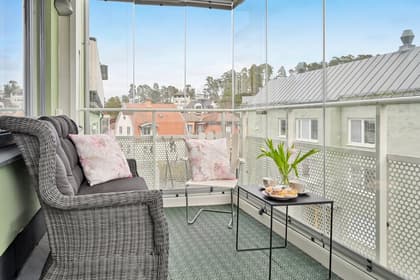 Balkong eller utsiktsbild