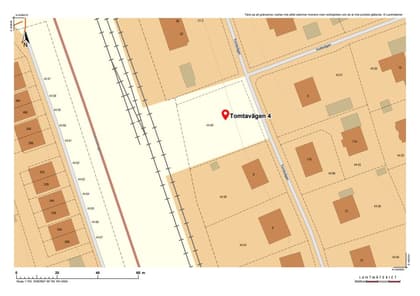 Illustrerad karta över fastigheten eller området
