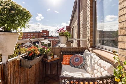 Balkong eller utsiktsbild