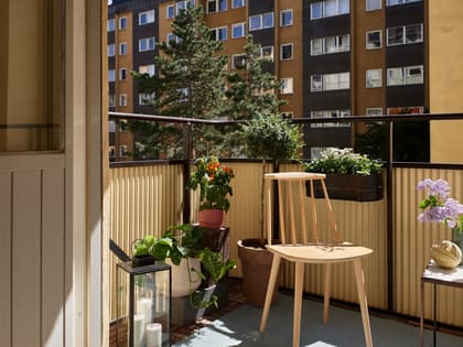 Balkong eller utsiktsbild