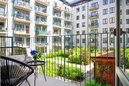 Balkong eller utsiktsbild