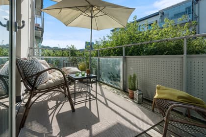 Balkong eller utsiktsbild